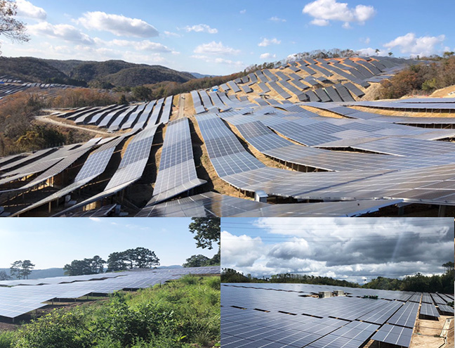 再生可能エネルギー事業 -太陽光発電・メガソーラー施設工事-